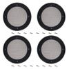 4Pcs 6.5inch /169mm Speaker Grill Mesh Decorative Circle Woofer Guard Protector Cover Audio Accessories Black Cloth Cover,Aicosineg view 1