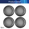 4Pcs 6.5inch /169mm Speaker Grill Mesh Decorative Circle Woofer Guard Protector Cover Audio Accessories Black Cloth Cover,Aicosineg view 2