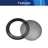 4Pcs 6.5inch /169mm Speaker Grill Mesh Decorative Circle Woofer Guard Protector Cover Audio Accessories Black Cloth Cover,Aicosineg view 4