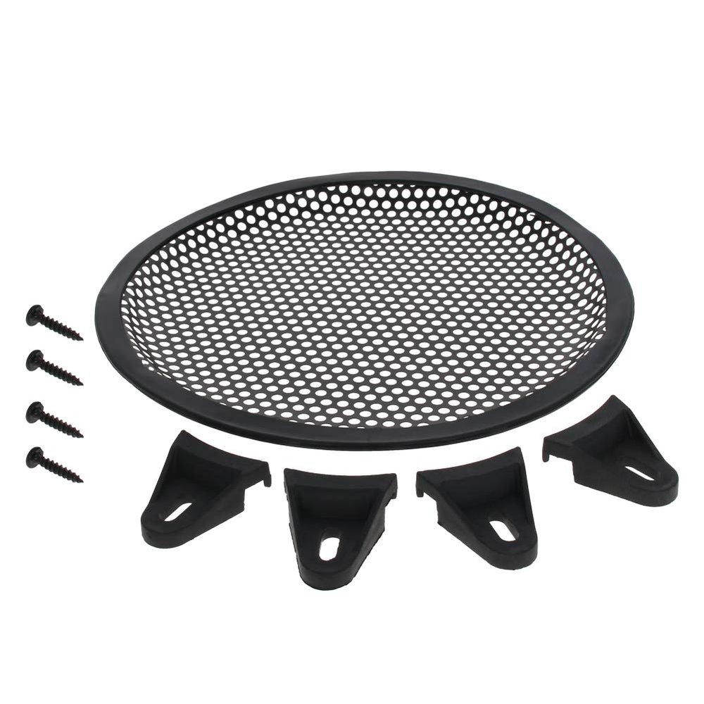 8inch /210mm Speaker Grill Mesh Decorative Circle Woofer Guard Protector Cover Audio Accessories Black,Aicosineg