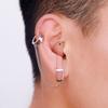 Myshiwu 1 Pair of Stainless Steel Anti-lost Ear Hooks for Earphone Anti-lost Earrings-Model 6 view 3