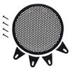 2Pcs 6.5inch /165mm Speaker Grill Mesh Decorative Circle Woofer Guard Protector Cover Audio Accessories Black,Aicosineg view 2