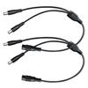 ANLINK 2PCS 1 to 2 Way DC Power Splitter Cable, 1 Female to 2 Male Connector, DC Plug 5.5mm x 2.1mm, 2-Way Power Splitter Cable Y Adapter for LED Strip Light, Router, CCTV Security Camera and More view 1