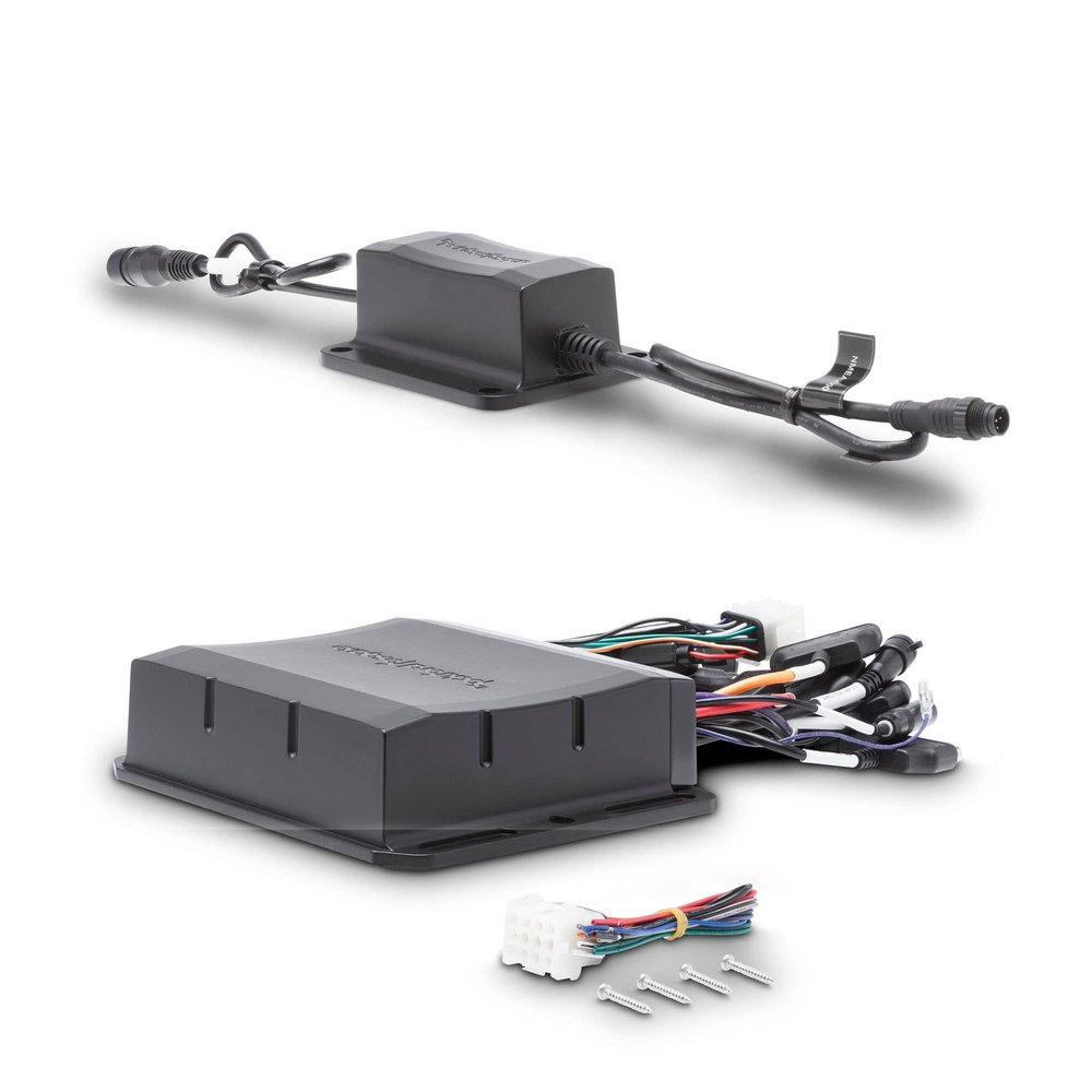 Rockford Fosgate - PMX-8BB Hide Away Media Receiver with NMEA Integration Compatible with Select RayMarine MFD
