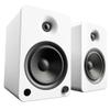 Kanto YU6MW YU6 (White) Powered Bluetooth Bookshelf Speaker System w/ SP32 32" Floor Stands (SP32PLW, White) Home Audio Bundle view 3