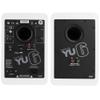 Kanto YU6MW YU6 (White) Powered Bluetooth Bookshelf Speaker System w/ SP32 32" Floor Stands (SP32PLW, White) Home Audio Bundle view 4