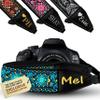 Art Tribute Custom Blue Camera Strap - Add Your Text and We Make It Especially For You Get Your Own Personalized Camera Strap, No Shipping Cost! Best Gift ! view 1