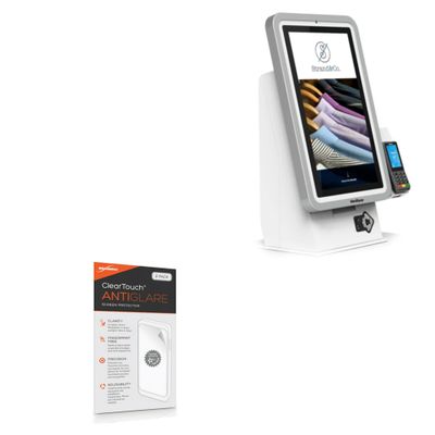BoxWave Screen Protector Compatible with Verifone K450 - ClearTouch Anti-Glare (2-Pack), Anti-Fingerprint Matte Film Skin