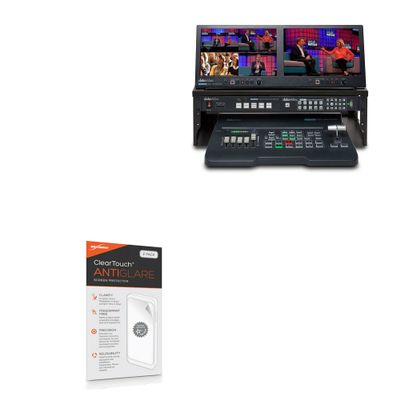 BoxWave Screen Protector Compatible with Datavideo GO 500 Studio - ClearTouch Anti-Glare (2-Pack), Anti-Fingerprint Matte Film Skin