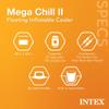 Intex Inflatable Mega Chill II 72 Can Beverage Cooler Float with Lid, 2 Pack view 2