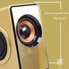 ZCYBHD USB Computer Speaker Laptop Speaker with Stereo Sound & Enhanced Bass Portable Mini Gaming Speakers 6W Volume Control 3.5 Mm Audio Plug for Windows PC Desktop (Color : Gold) view 4