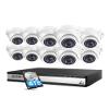 ZOSI 16CH 4K POE Security Camera System,H.265+ 16 Channel 8MP CCTV NVR with 4TB HDD for 24/7 Recording,10 x Wired 5MP PoE IP Cameras Outdoor Indoor,80ft Night Vision,Motion Alerts,Remote Access view 1