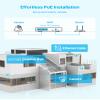 ZOSI 16CH 4K POE Security Camera System,H.265+ 16 Channel 8MP CCTV NVR with 4TB HDD for 24/7 Recording,10 x Wired 5MP PoE IP Cameras Outdoor Indoor,80ft Night Vision,Motion Alerts,Remote Access view 3