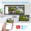 ZOSI 4K 16CH Security PoE Camera System,H.265+ 16 Channel 8MP CCTV NVR with Hard Drive 4TB and 12 x 5MP PoE IP Surveillance Cameras Outdoor Indoor,120ft Night Vision,Remote Access,24/7 Recording view 4