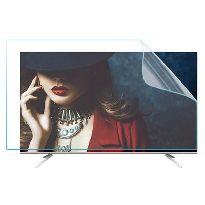 XRRX Anti Scratch TV Film for 32-75 Inch Anti Glare Screen Protector Filter/Anti-UV/Frosted Film 4-Sided Ring Glue Installation / 37in 819x460mm