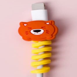 Charging Cable Protector Spiral - Animal Theme - for Phones Cable Holder Ties Cable Winder Clip for Mouse USB Charger Cord Management Cable Organizer (Multi Pack of 6)