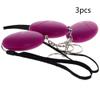 Safe Sound Personal Alarm 3 Pack 120DB Personal Security Alarm Keychain, Emergency Safety Alarm for Women, Men, Children, Elderly Purple,Aicosineg view 3