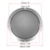 X AUTOHAUX 2pcs 8" Speaker Grille Cover Mesh Trim Round Subwoofer Grille Horn Protective Guard Silver Tone Car Auto Stereo Accessories view 4