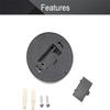 Aicosineg Fake Security Camera Dummy Dome CCTV for Home Outdoor Indoor Black 4Pcs view 2