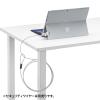 Sanwa Supply SLE-23P Security for Surface Pro 3-8, Go1-3, Surface 3, Silver view 4