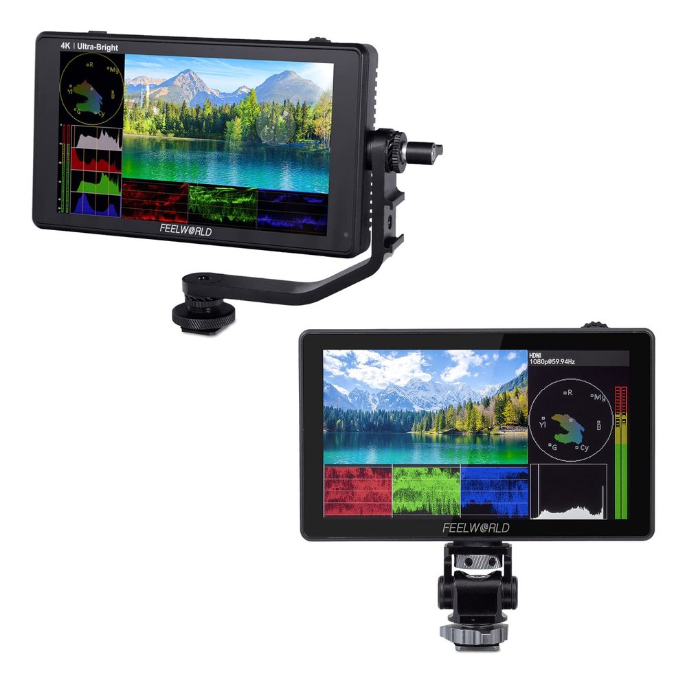 FEELWORLD LUT6S and LUT5 Camera Field DSLR Monitor Bundle