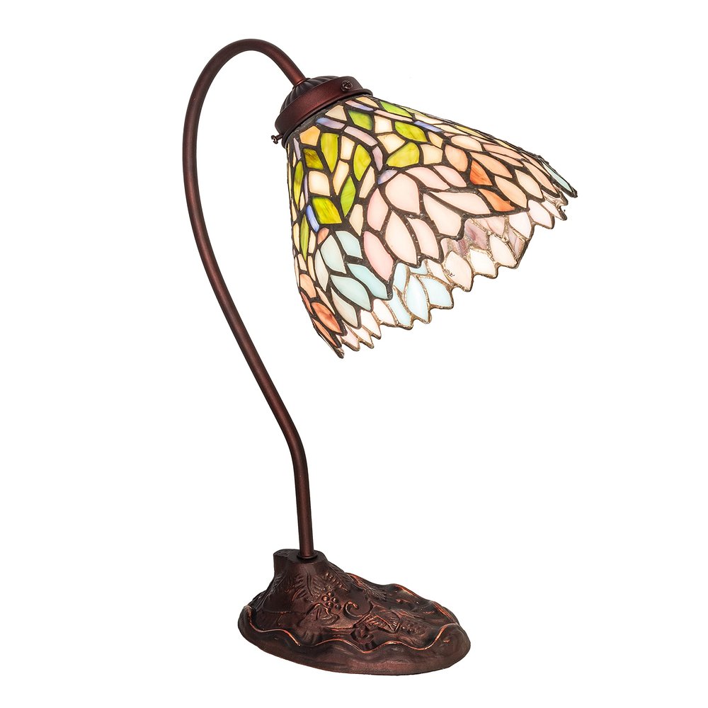 Meyda 18" High Wisteria Desk Lamp