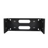 Wavenet 3047-N 6 in. Steel 4U Wall Mount Hinged Bracket or Four Space Swing Out Patch Panel Bracket for 19 in. Server Network Data A-V Equipment Black view 3