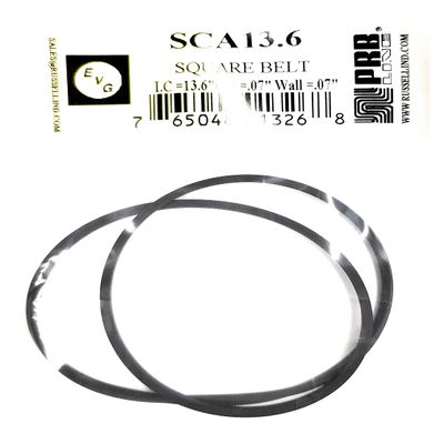 Square Tape Player Drive Belt PRB / EVG SCA13.6 I.C. 13.6 C.S. .07 Wall .07 (1PC)