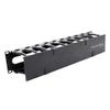 Wavenet 3053-N 19 in. Metal 2U Single Sided Horizontal Cable Manager Black view 1