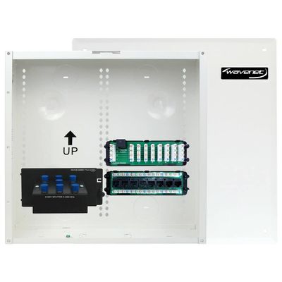 Wavenet 3020-N 14 in. Structured Wiring Enclosure Combo Kit with Three Modules