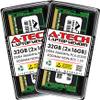 A-Tech 32GB (2x16GB) RAM for MSI (Micro Star) GE62 6QF Apache Pro | DDR4 2666MHz PC4-21300 Non ECC SO-DIMM 1.2V - Laptop & Notebook Memory Upgrade Kit view 1