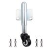 ASDUU Spring Loaded Gate Castor, Retractable 6cm Swivel Gate Caster Wheel for Garden Wooden Gate, Yard Fence, Load Capacity 50Kg Casters view 1