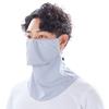 YAKeNU UV CUT MASK UV Sun Protection Mask for Face & Neck, Yake-nu Standard, Hook and Loop Closure (501W Gray Widesize) view 1