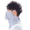 YAKeNU UV CUT MASK UV Sun Protection Mask for Face & Neck, Yake-nu Standard, Hook and Loop Closure (501W Gray Widesize) view 2