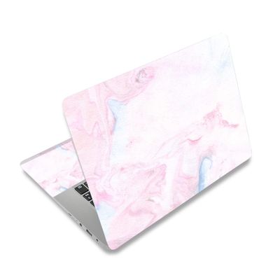 12.1 13 13.3 14 15 15.4 15.6 Inches Personalized Laptop Vinyl Skin Sticker Decal Universal Netbook Skin Sticker Reusable Notebook PC Art Decal Protector Cover Case (Pink Marble)