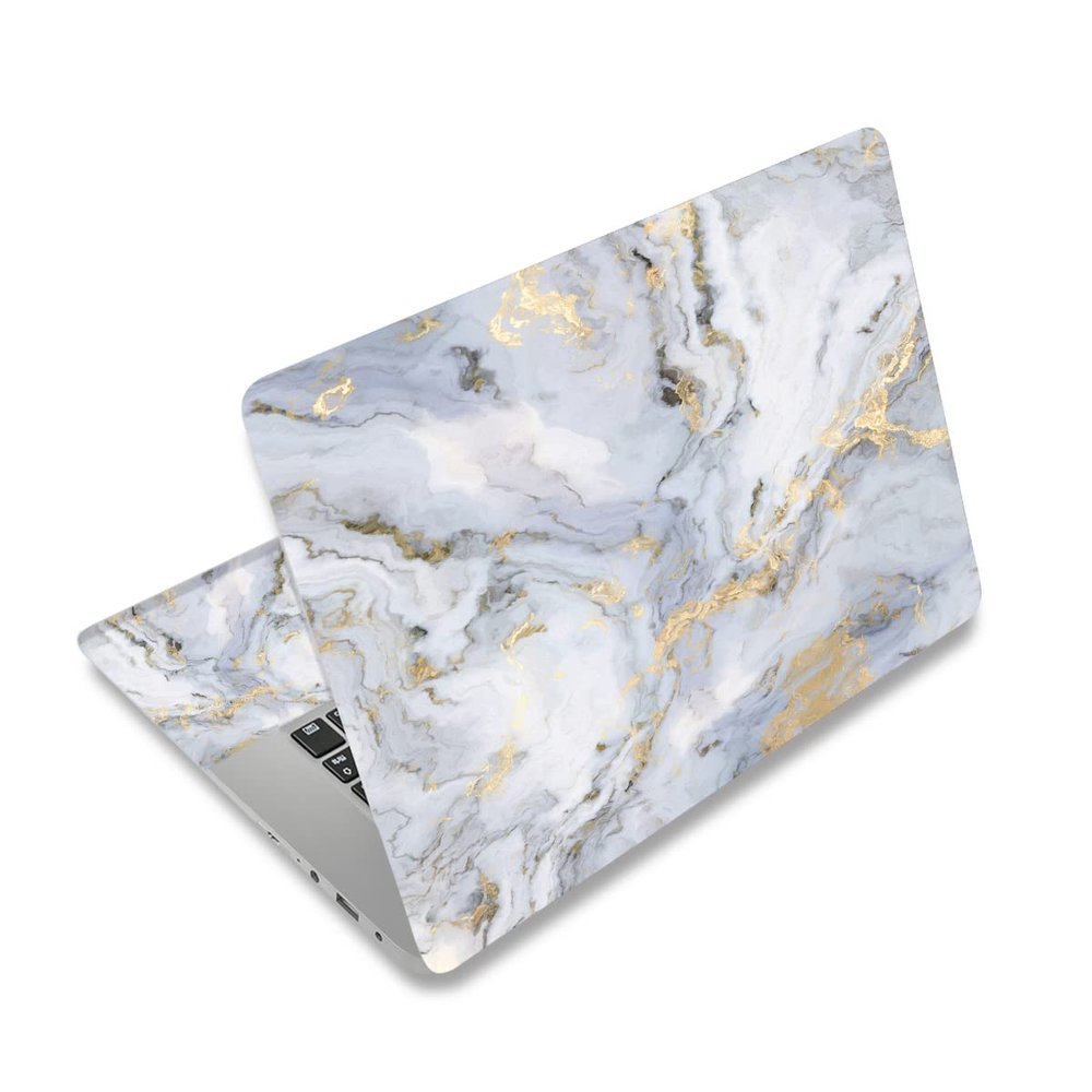 12.1 13 13.3 14 15 15.4 15.6 Inches Personalized Laptop Vinyl Skin Sticker Decal Universal Netbook Skin Sticker Reusable Notebook PC Art Decal Protector Cover Case (Marble)