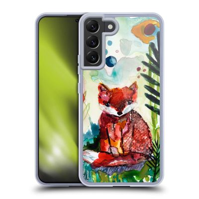 Head Case Designs Officially Licensed Wyanne Baby Fox in The Garden Animals Gel Case [Military Grade Protection] Compatible with Samsung Galaxy S22+ 5G and Compatible with MagSafe