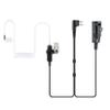 KS K-STORM Covert Acoustic Tube Walkie Talkie Earpiece Surveillance Headset with Mic Compatible with CLS1110 Motorola Two Way Radio view 1