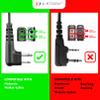 KS K-STORM Covert Acoustic Tube Walkie Talkie Earpiece Surveillance Headset with Mic Compatible with CLS1110 Motorola Two Way Radio view 2