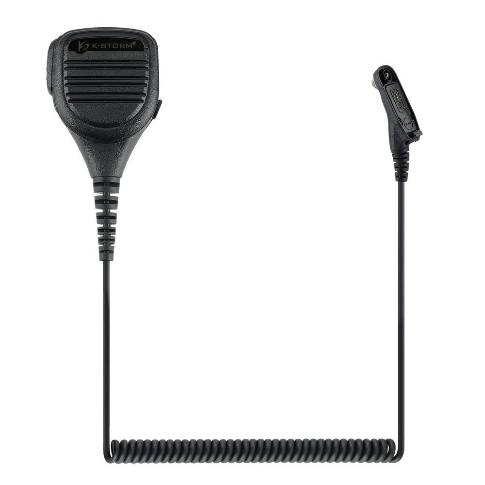 KS K-STORM Walkie Talkie Handheld Speaker Mic Compatible with Motorola XPR6550 XPR7550 XPR7550e APX6000 PMMN4025 PMMN4025AL PMMN4062A Radio