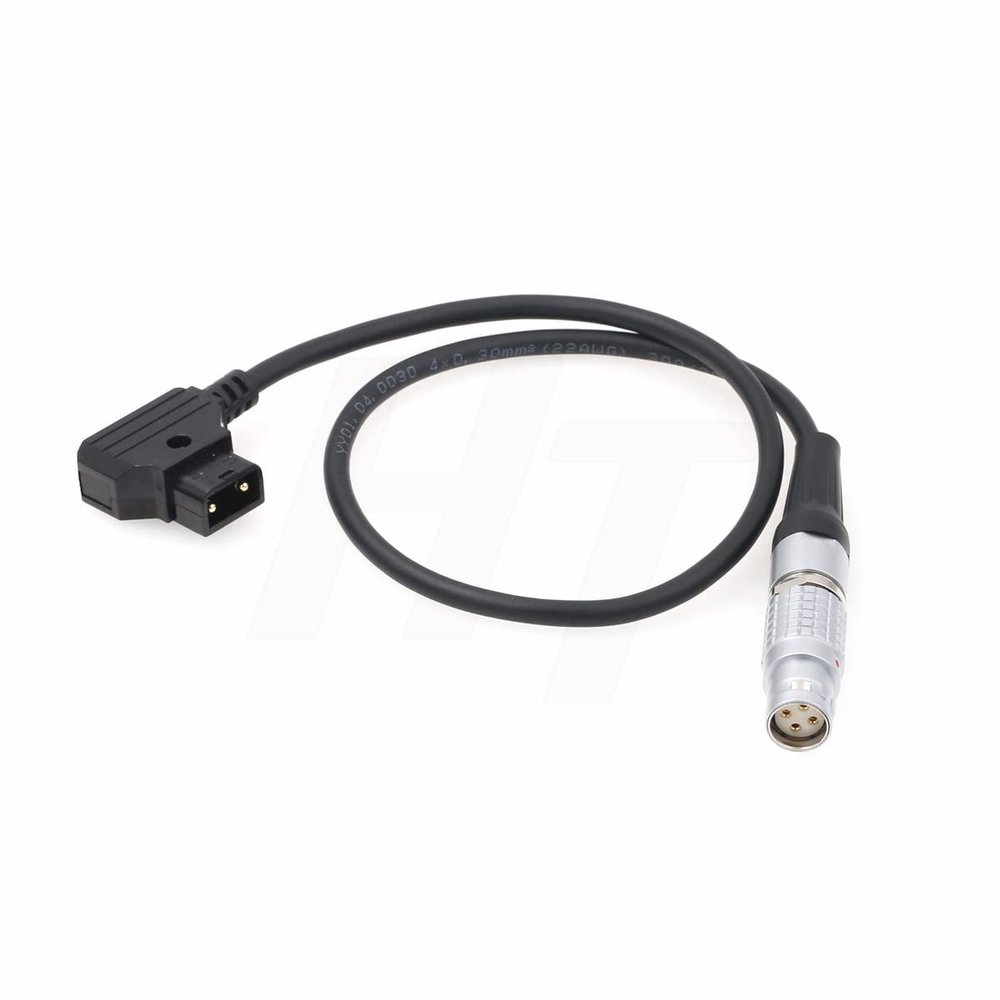 HangTon Power Cable for RED V-Raptor XL | Ranger Camera, V-Mount Battery D-tap to Female 4 Pin, 50cm