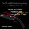 Meagtlva Bluetooth Glasses for Men,Smart Glasses,Bluetooth Sunglasses,6 Hours Handfree Music Call for All Smart Devices (Sunlens-Silver) view 4