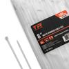 TR Industrial Multi-Purpose Natural Cable Ties, 8 inches, 100 Pack view 1