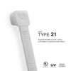 TR Industrial Multi-Purpose Natural Cable Ties, 8 inches, 100 Pack view 3