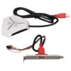 Hilitand External Power Switch , Power Supply on/Off Reset with USB Port for Desktop Computer Case view 1