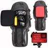Navitech Action Camera Backpack & Red Storage Case with Integrated Chest Strap - Compatible with Apexcam M90 Pro EIS Action Camera view 2
