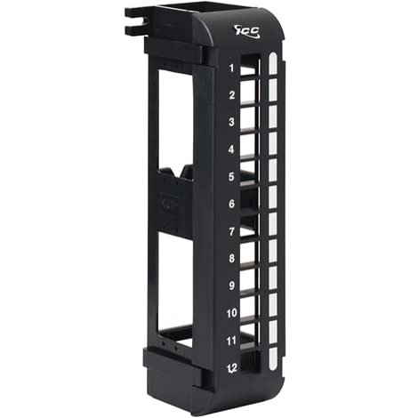 12-Port HD Patch Panel, Blank - Vertical