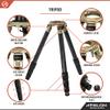 Athlon Optics 706008: Midas Cf29 - Carbon Fiber Tripod (29Mm Tube), Ball Head (44Mm) view 2