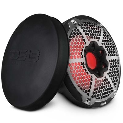 DS18 NXL-10SUB/BK Hydro 10" Marine Subwoofer with Integrated RGB LED Lights  600W Max, 100% UV Stable, IP65 Waterproof, 4 Ohms - for All Elements, Boat, UTV, ATV & Jeeps (1 Speaker)