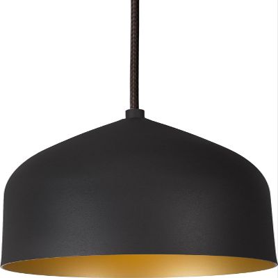 Kuzco Lighting 49108-BK/GD Helena Pendant, Black/Gold